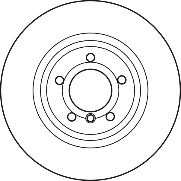 Brake Disc TRW SINGLE DF4460S
