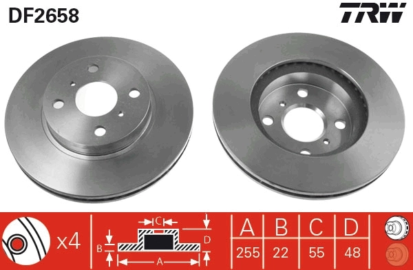 Brake Disc DF2658