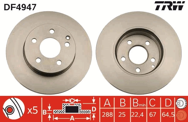 Brake Disc DF4947