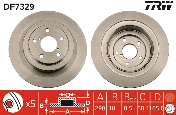 Brake Disc DF7329