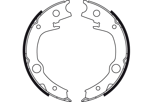 Brake Shoe Set, parking brake GS8723