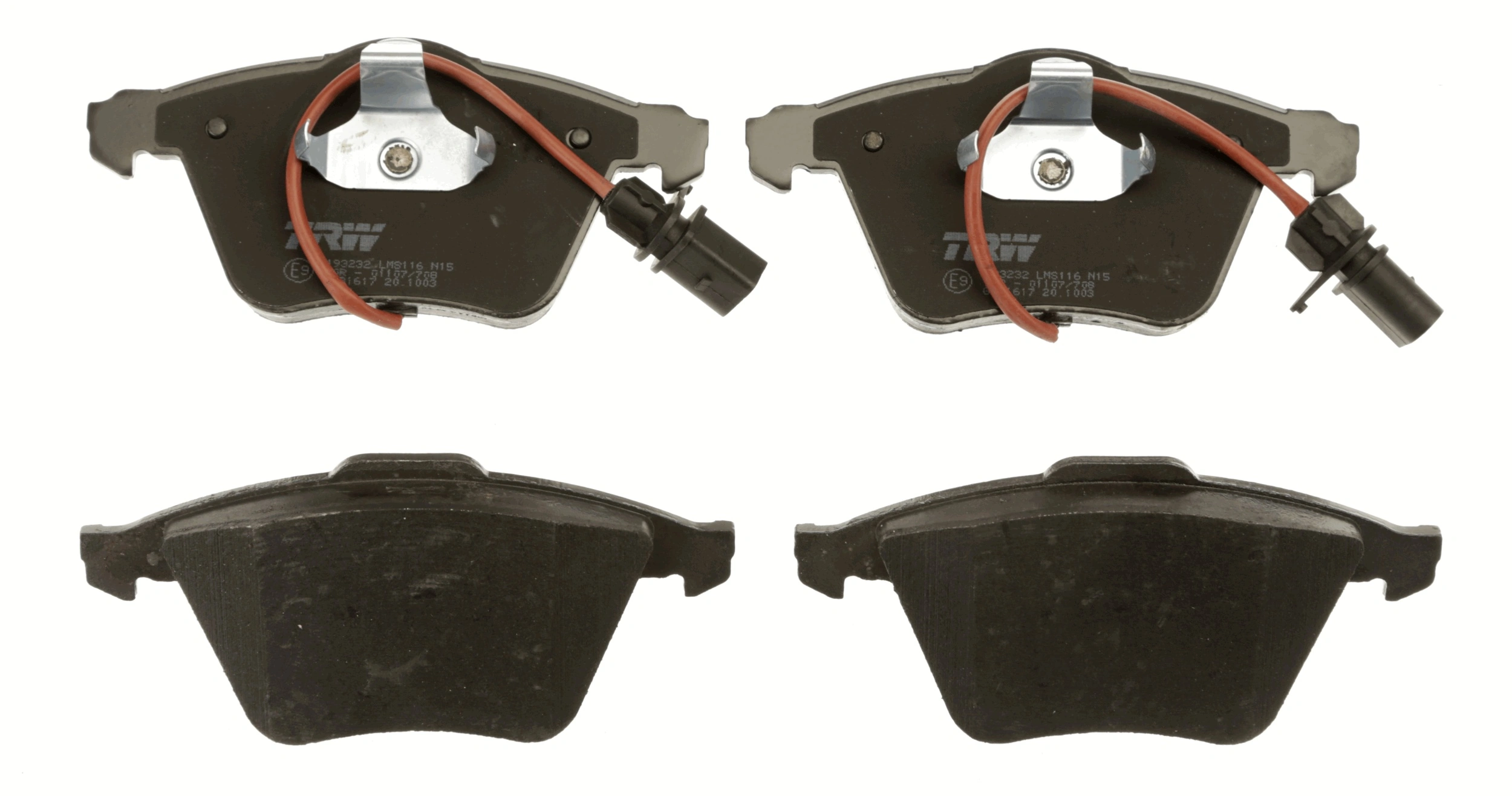 Brake Pad Set, disc brake COTEC GDB1617