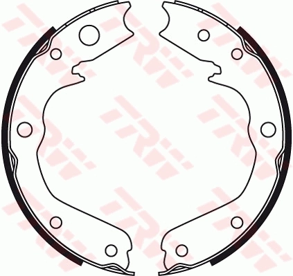 Brake Shoe Set, parking brake GS8497