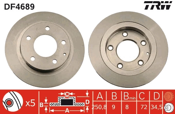 Brake Disc DF4689