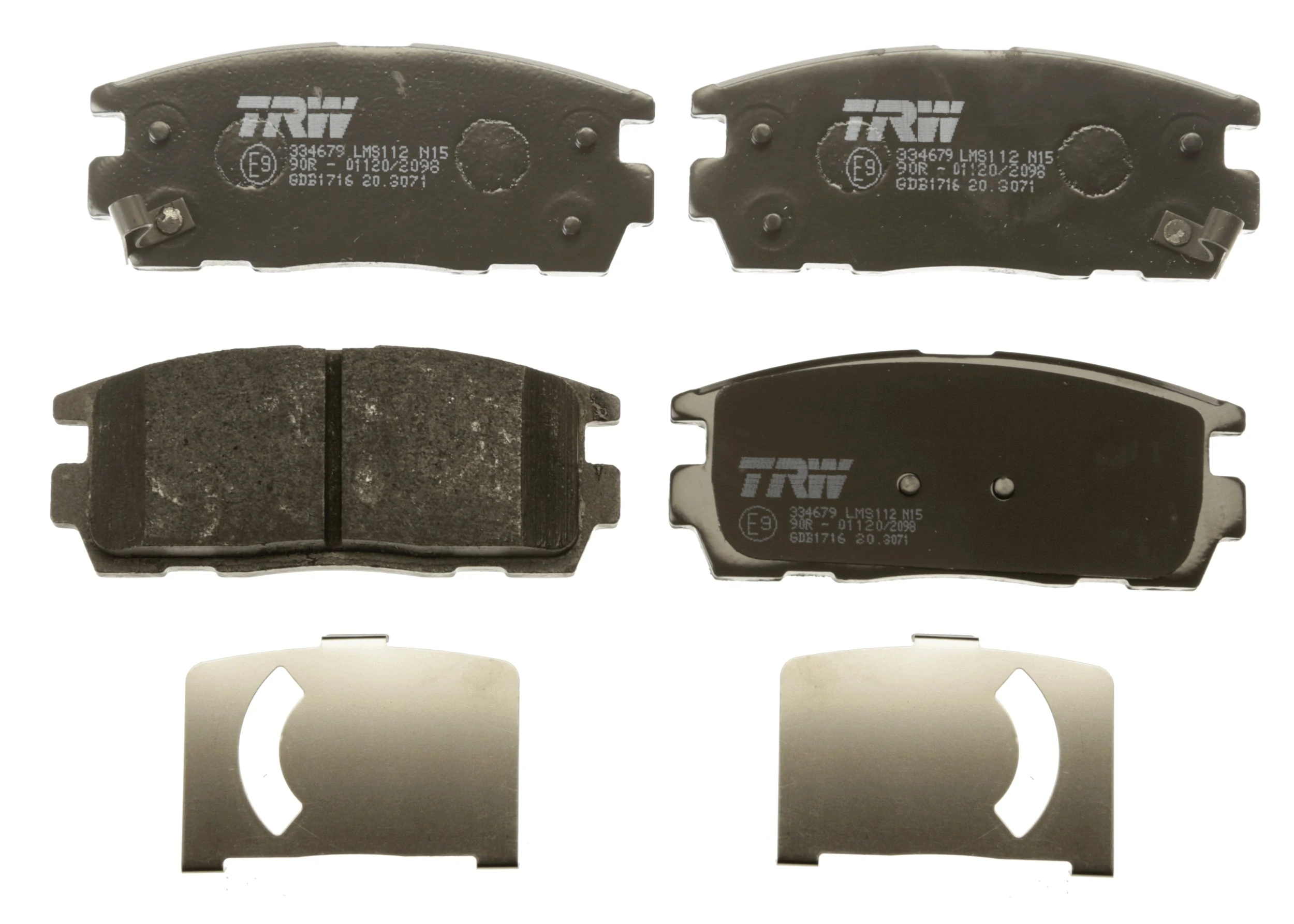 Brake Pad Set, disc brake COTEC GDB1716