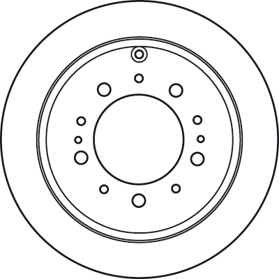 Brake Disc TRW SINGLE DF4965S