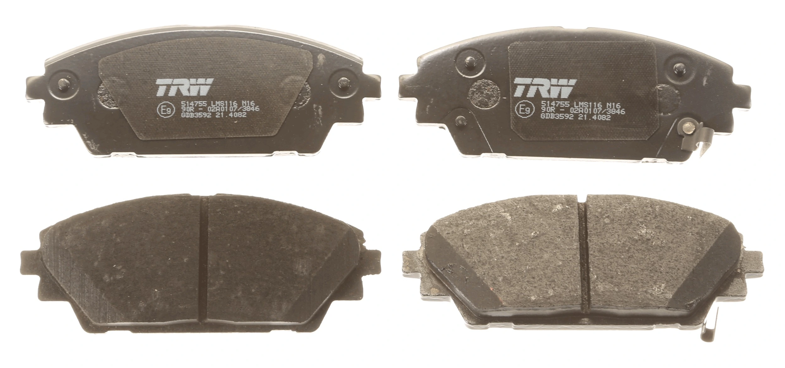 Brake Pad Set, disc brake COTEC GDB3592