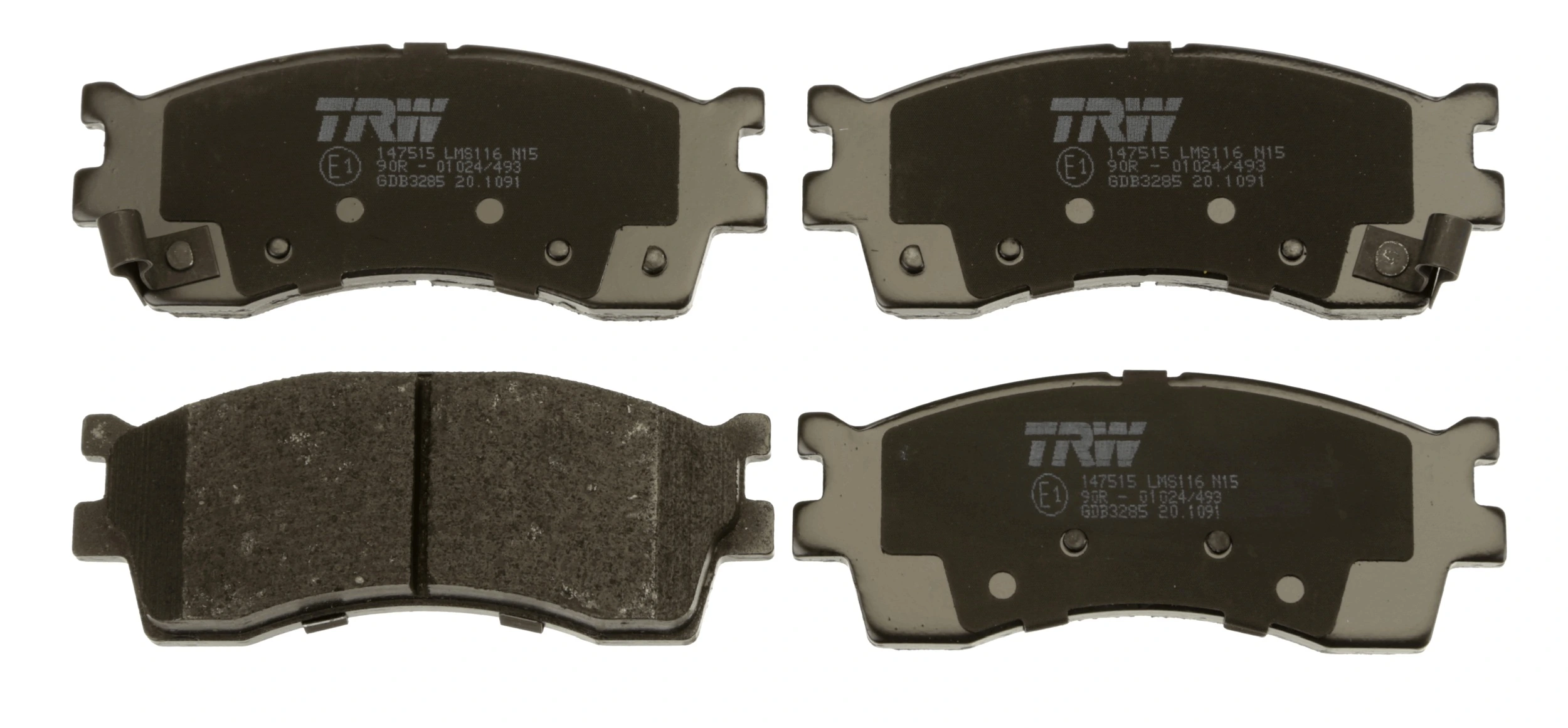 Brake Pad Set, disc brake COTEC GDB3285