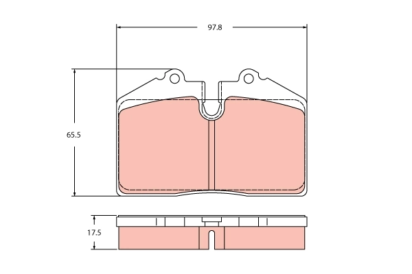 Brake Pad Set, disc brake GDB2442