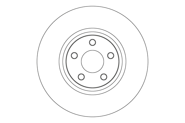 Brake Disc TRW SINGLE DF6998S