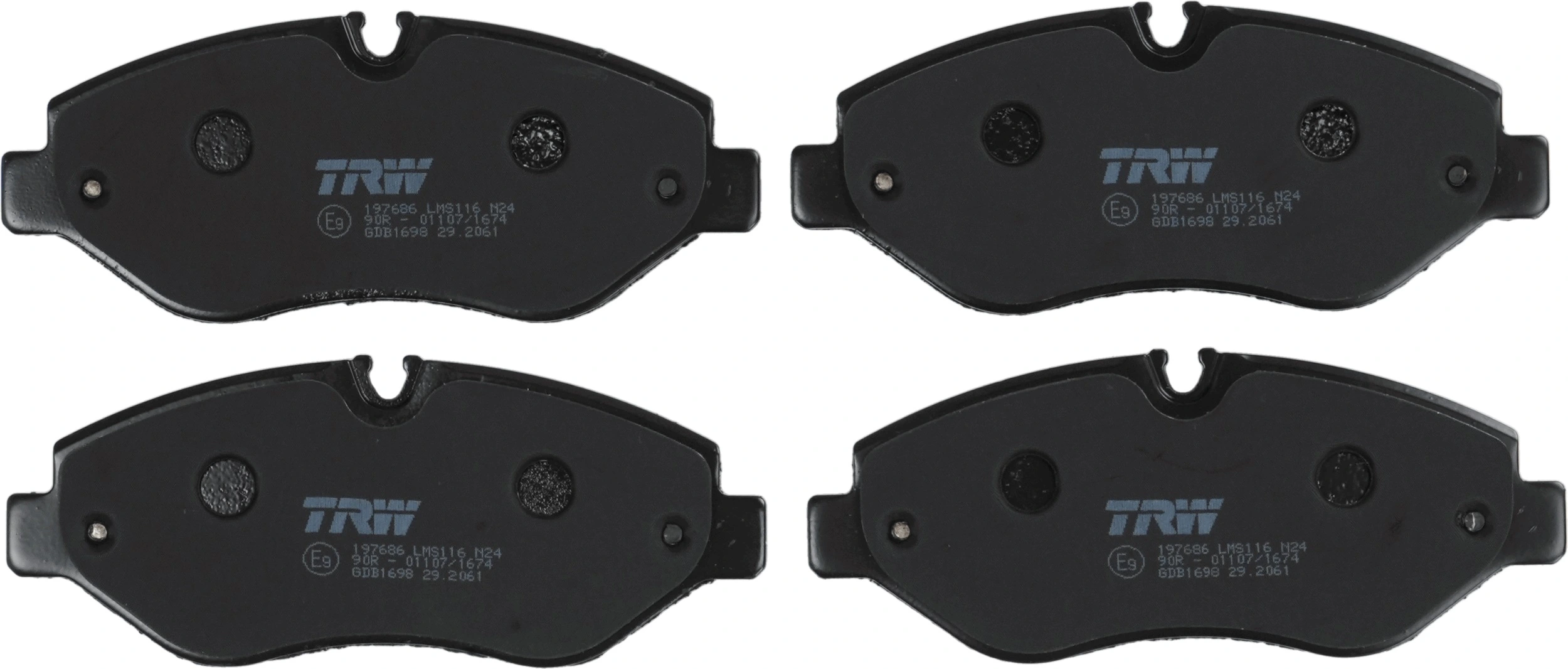 مجموعة بطانة الفرامل، فرامل قرصية COTEC GDB1698