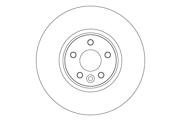 Brake Disc TRW SINGLE DF6724S