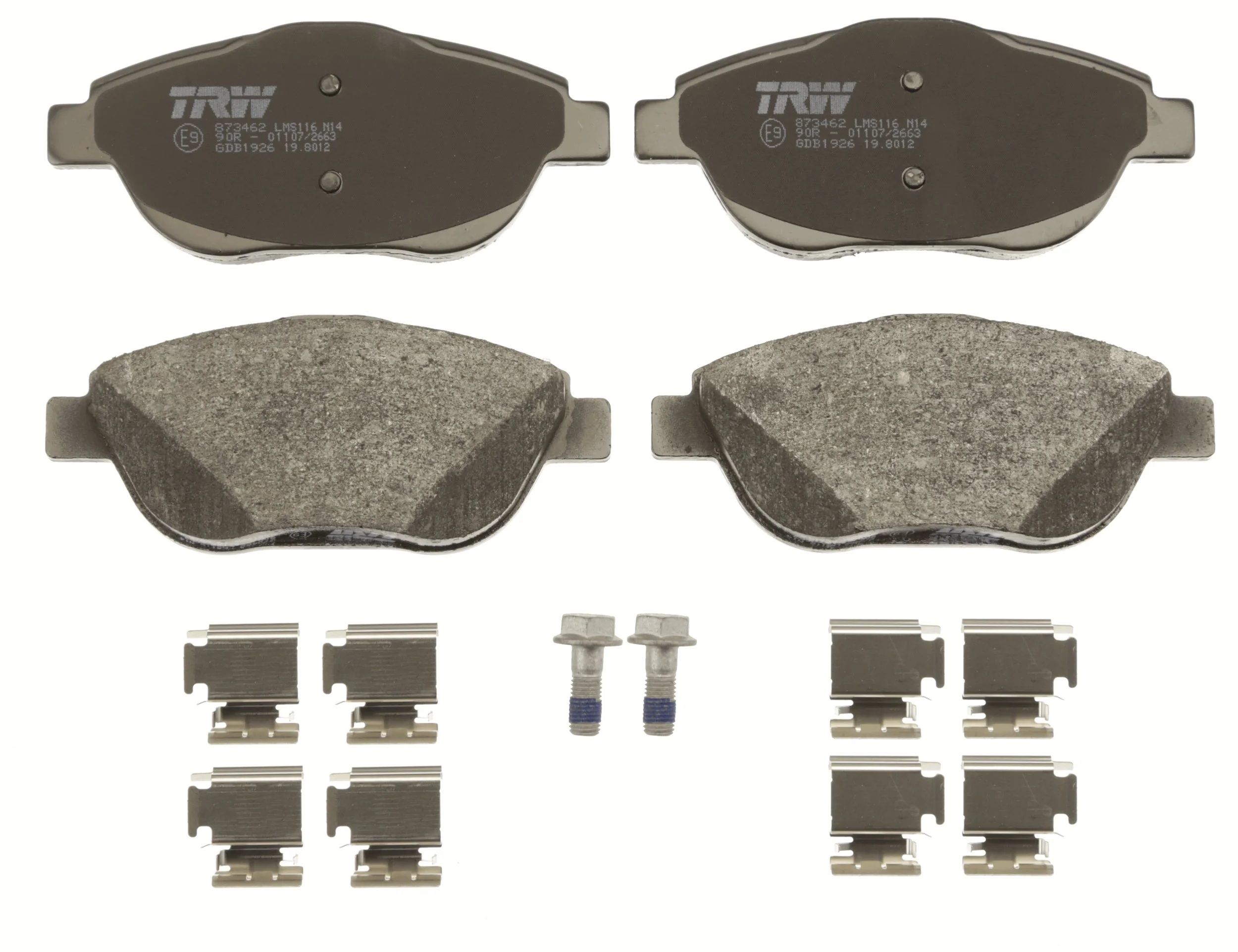Brake Pad Set, disc brake COTEC GDB1926