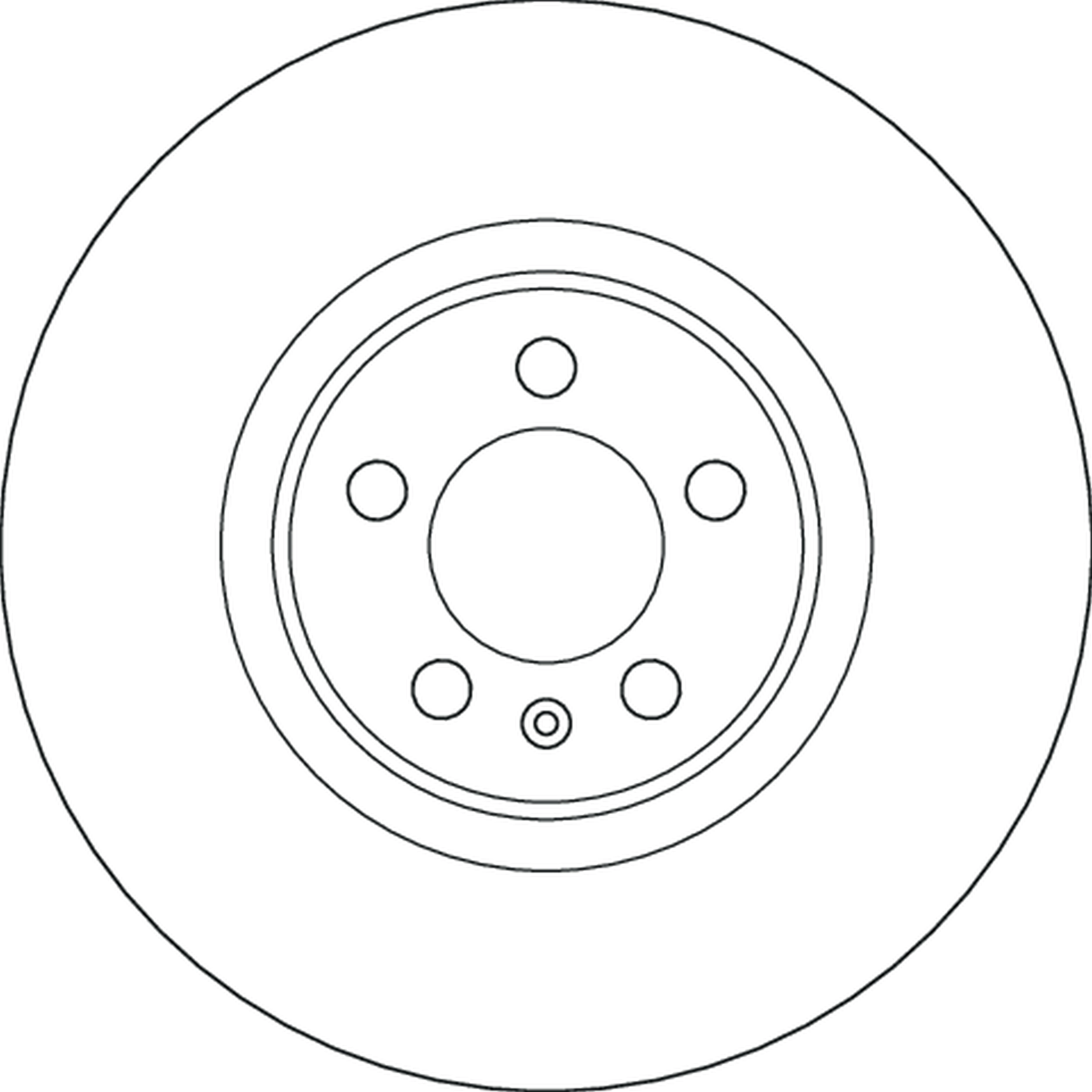 Brake Disc TRW SINGLE DF6797S