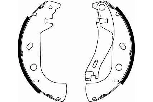 Brake Shoe Set GS8653