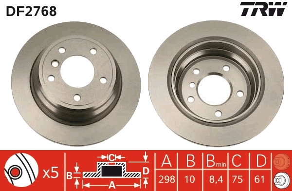 Brake Disc DF2768