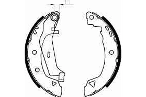Brake Shoe Set GS8240