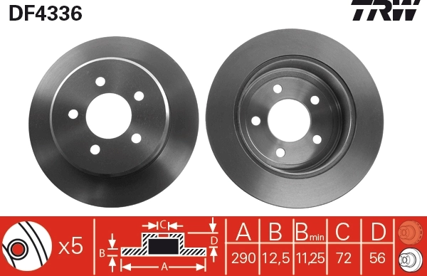 Brake Disc DF4336
