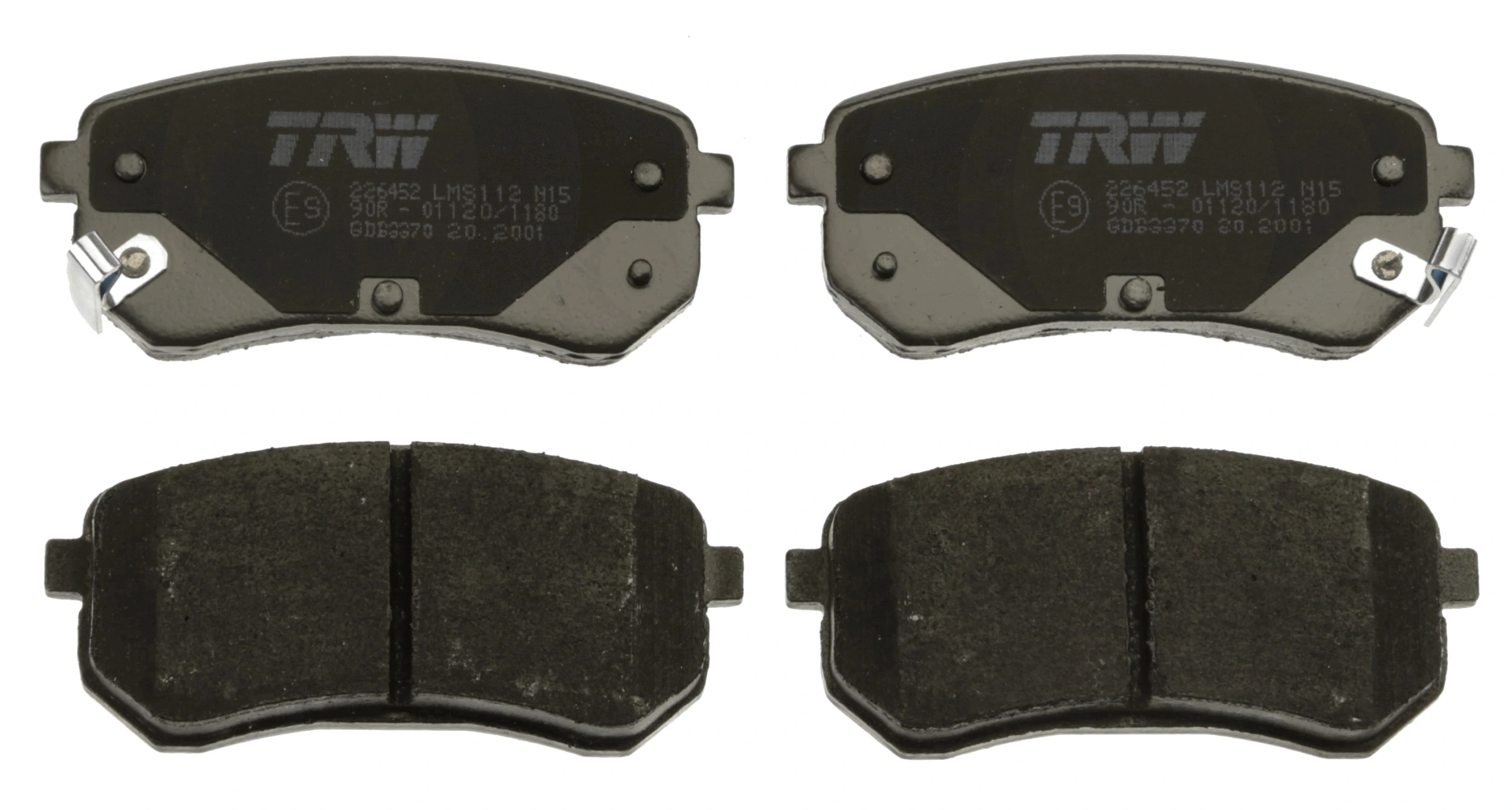 Brake Pad Set, disc brake COTEC GDB3370