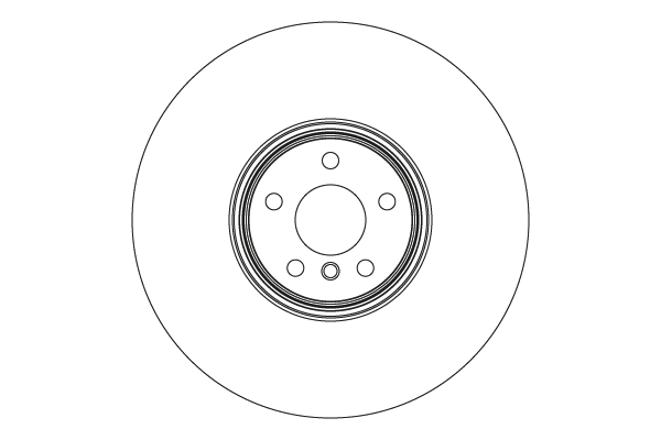 Brake Disc TRW SINGLE DF6638S