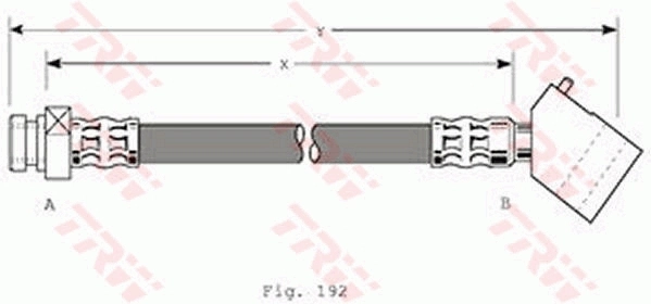 TRW PHD132 Brake Hose