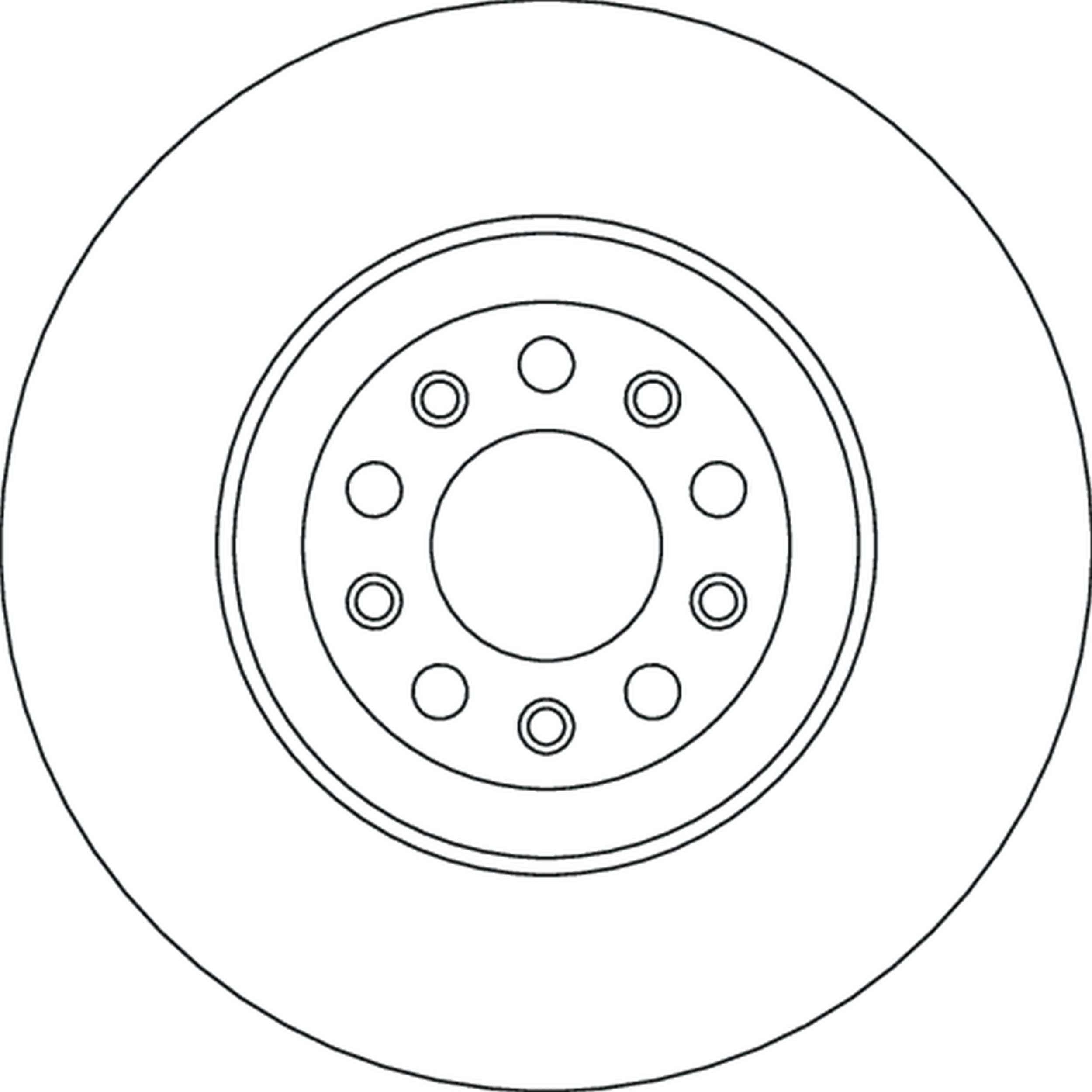 Brake Disc TRW SINGLE DF6551S