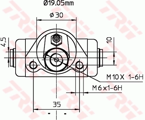 TRW BWD283 Wheel Brake Cylinder