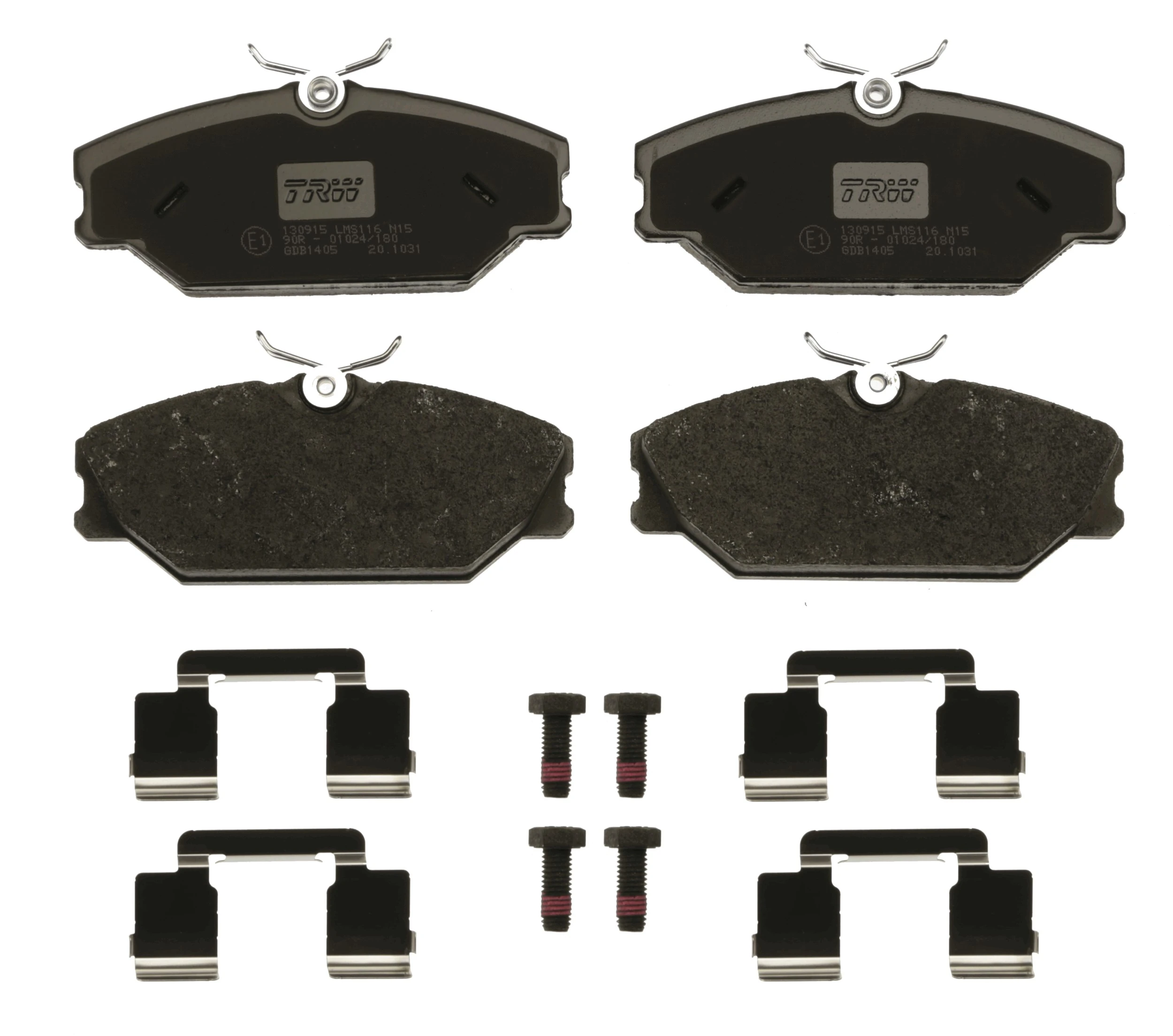 Brake Pad Set, disc brake COTEC GDB1405