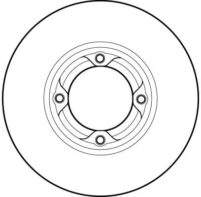 TRW DF2633 Brake Disc