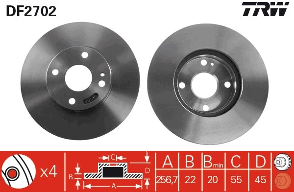 Brake Disc DF2702