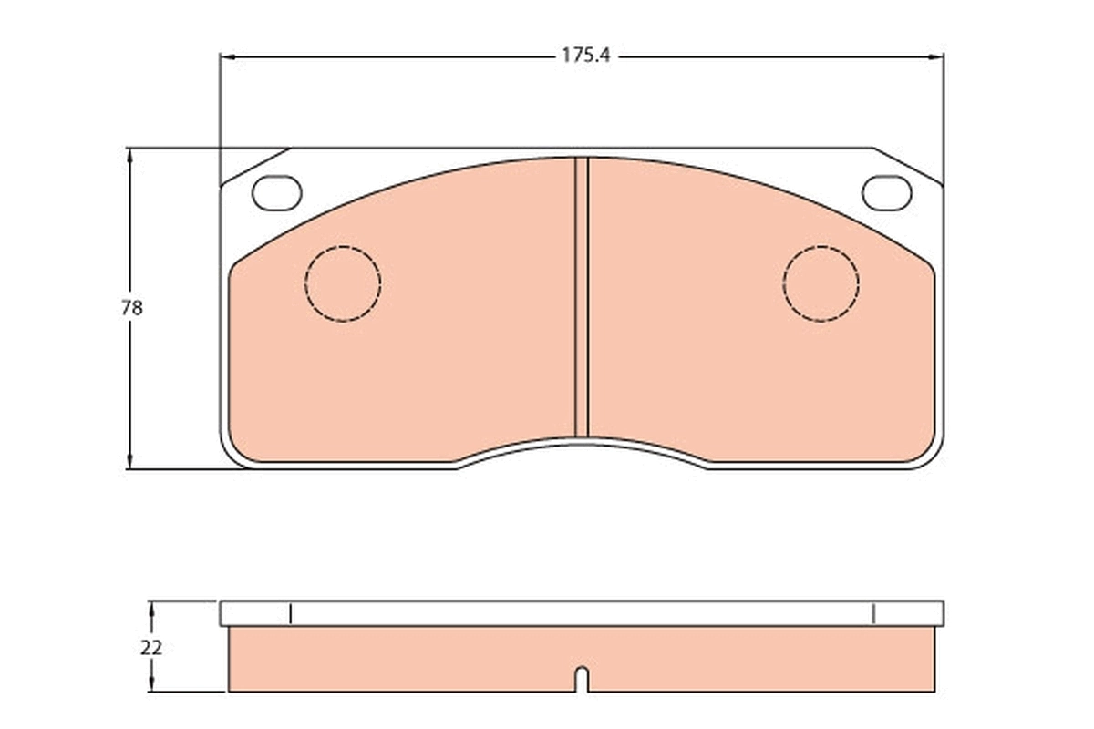 Brake Pad Set, disc brake GDB5056