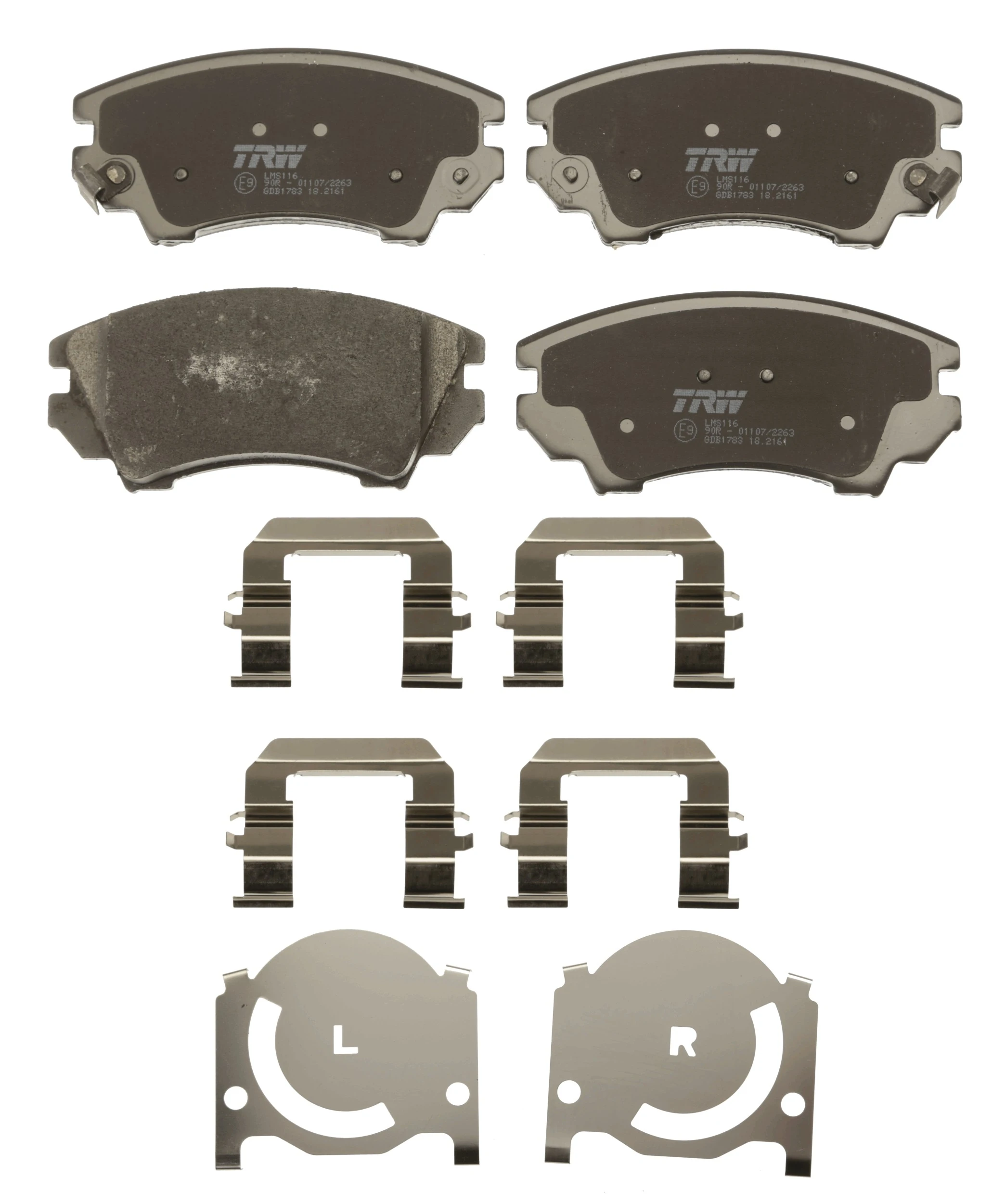 Brake Pad Set, disc brake COTEC GDB1783