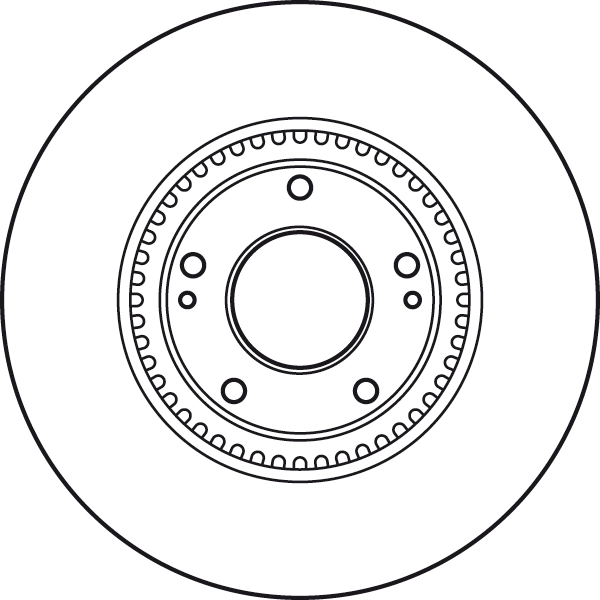 Brake Disc TRW SINGLE DF4957S