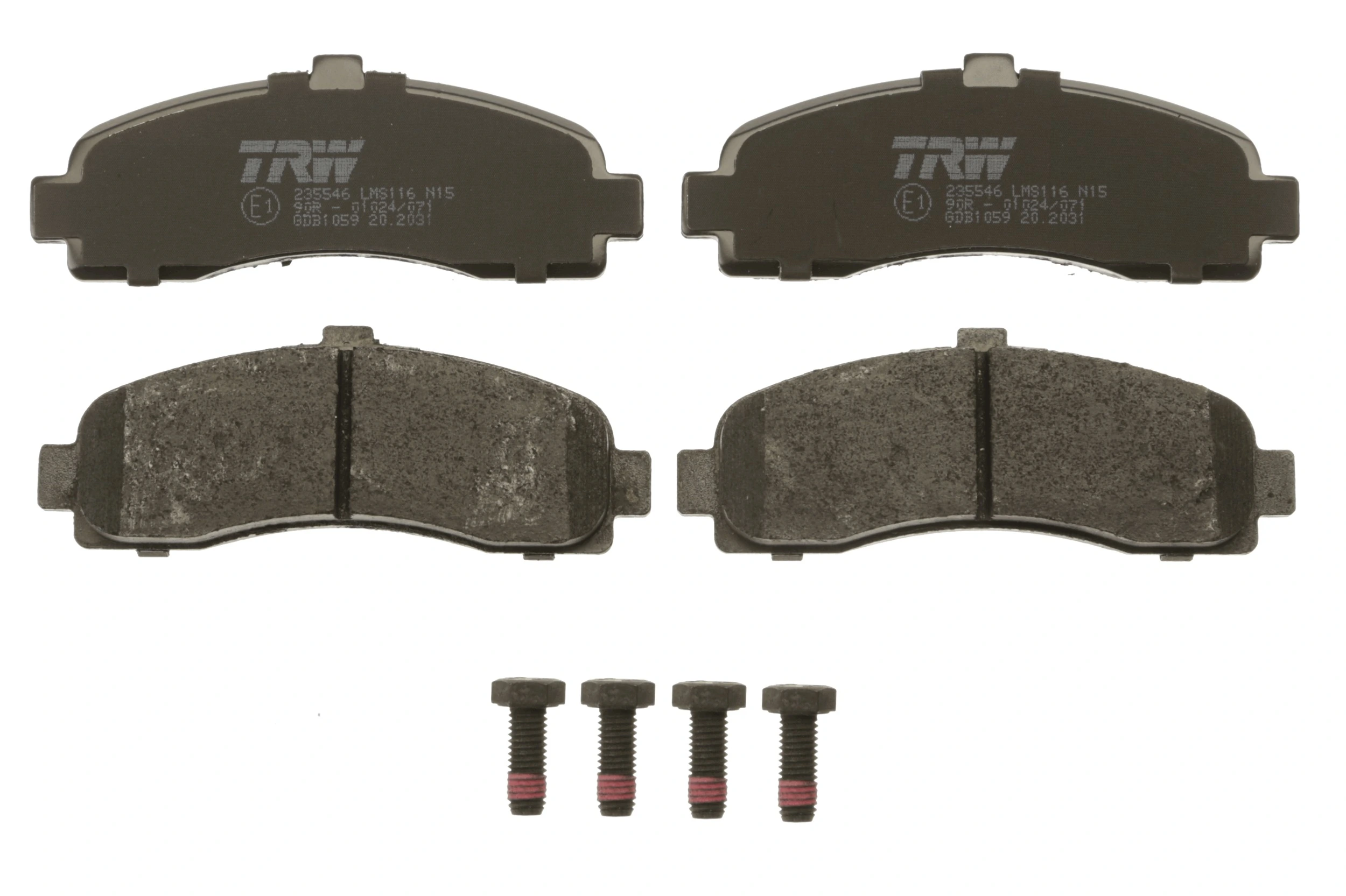 Brake Pad Set, disc brake COTEC GDB1059
