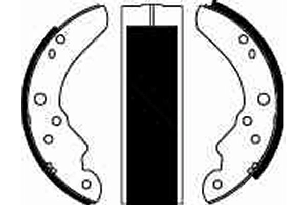 TRW GS6141 Brake Shoe Set