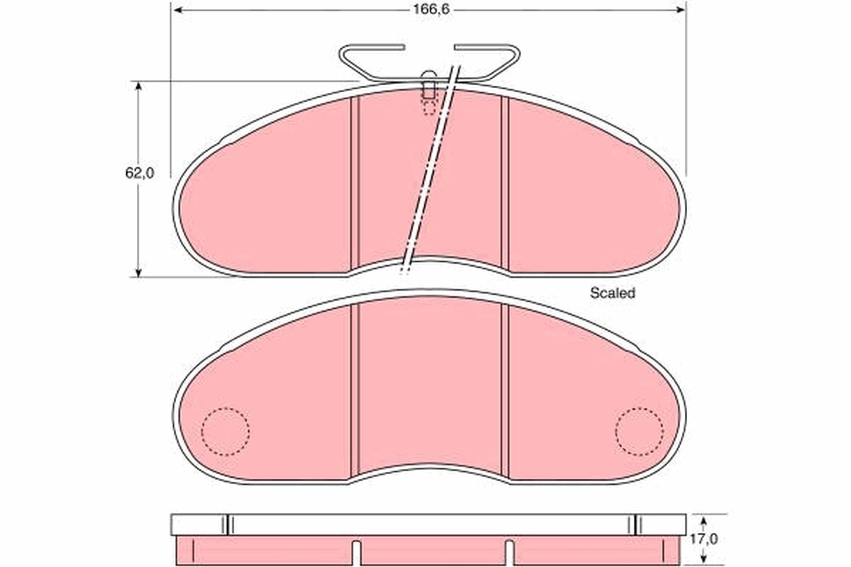 Brake Pad Set, disc brake GDB948