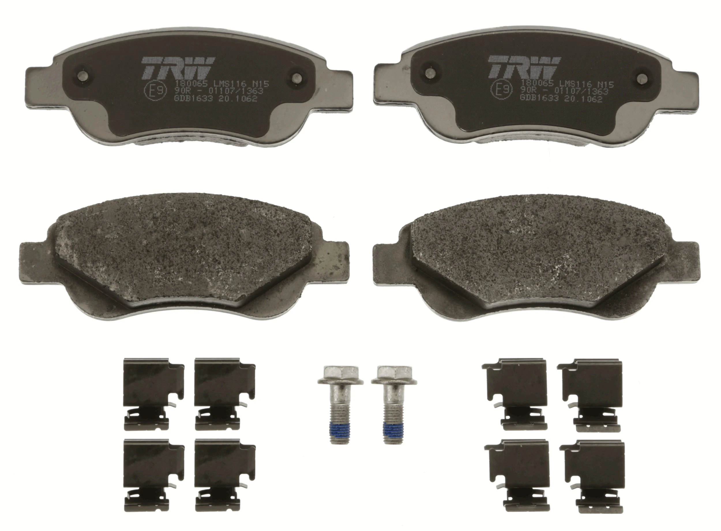 Brake Pad Set, disc brake COTEC GDB1633