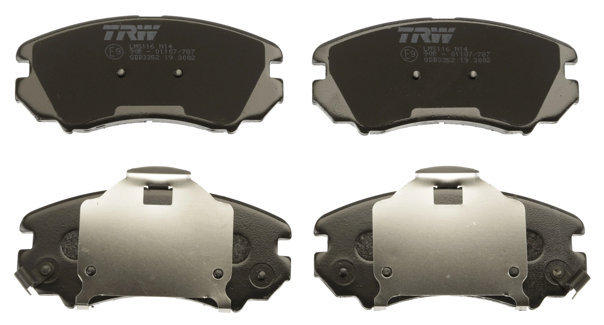 Brake Pad Set, disc brake COTEC GDB3352