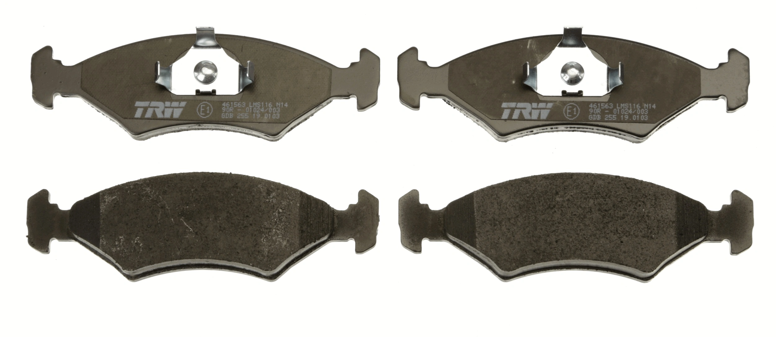 Brake Pad Set, disc brake COTEC GDB255
