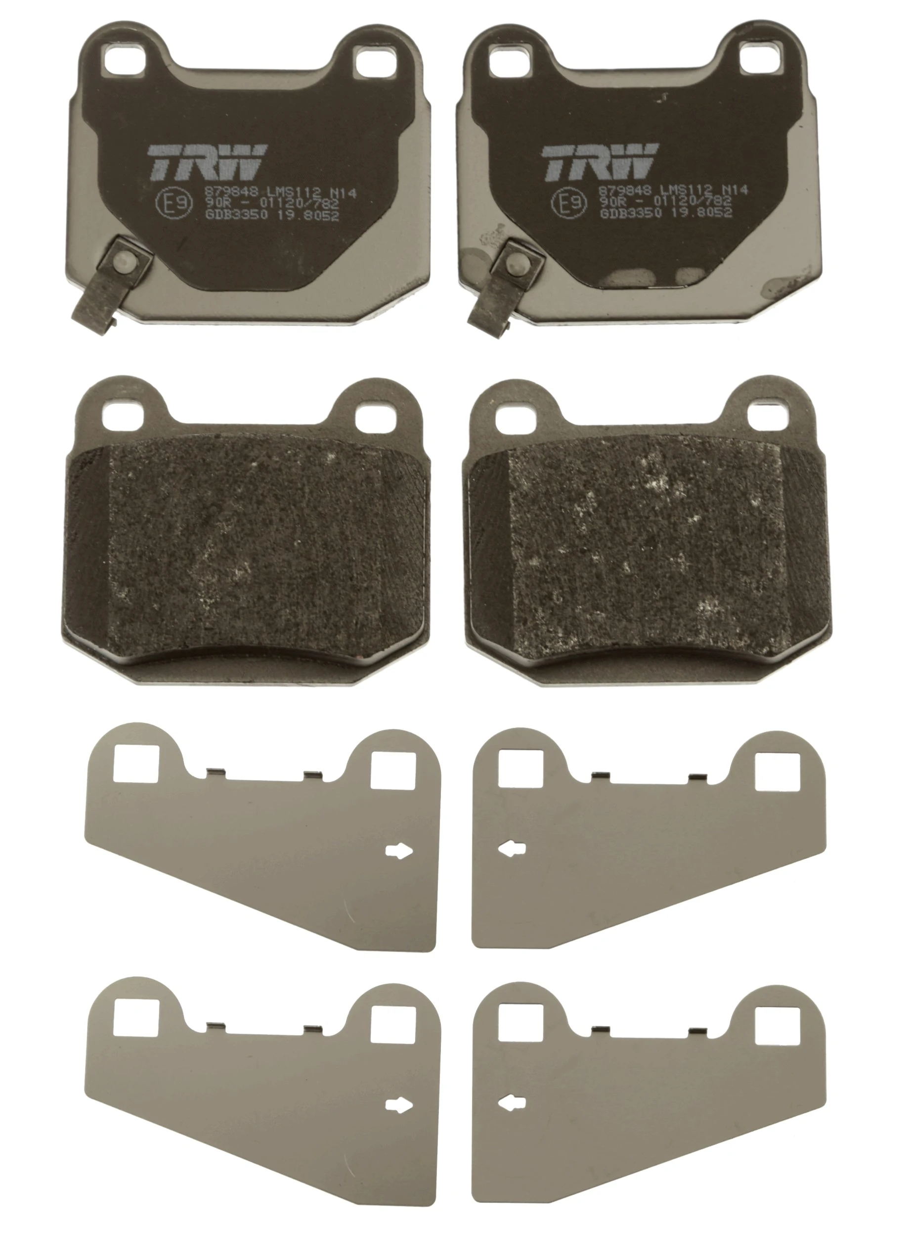 Brake Pad Set, disc brake COTEC GDB3350