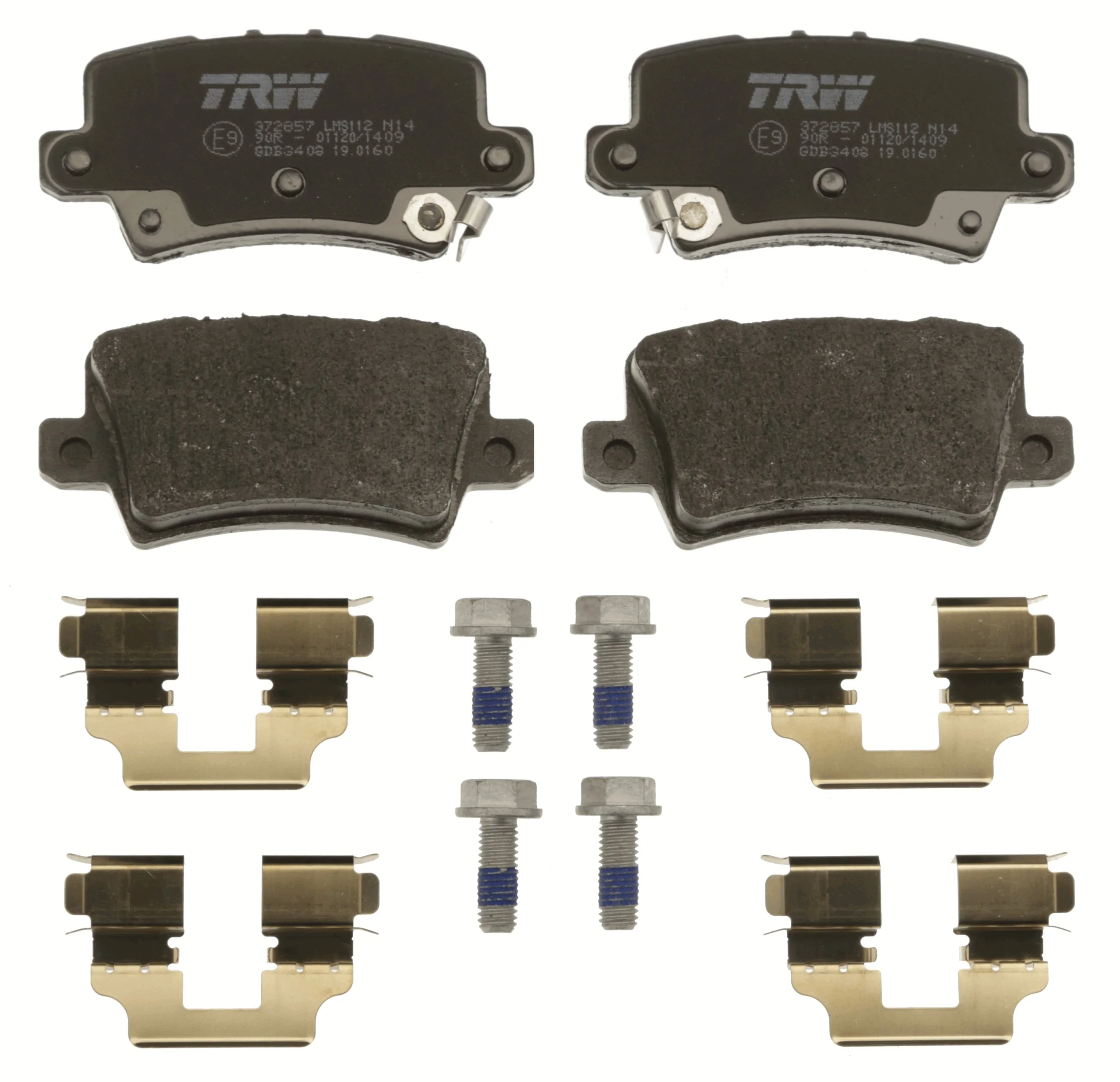 Brake Pad Set, disc brake COTEC GDB3408