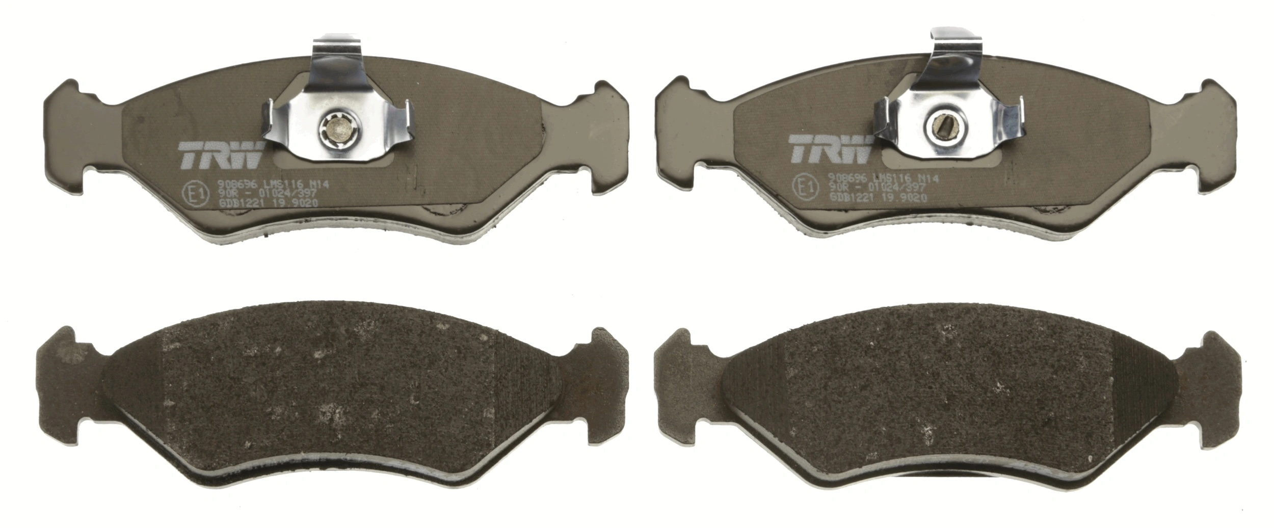 Brake Pad Set, disc brake COTEC GDB1221