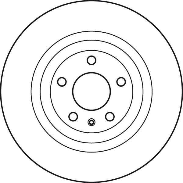 Brake Disc TRW SINGLE DF4751S