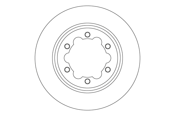 Brake Disc TRW SINGLE DF6774S
