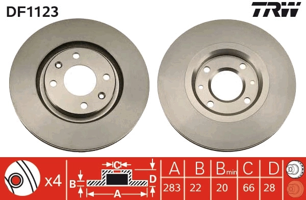 Brake Disc DF1123