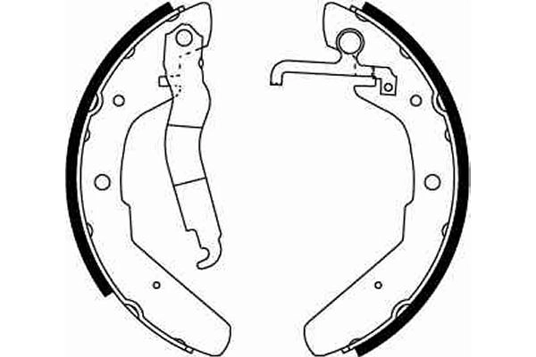 TRW GS8180 Brake Shoe Set