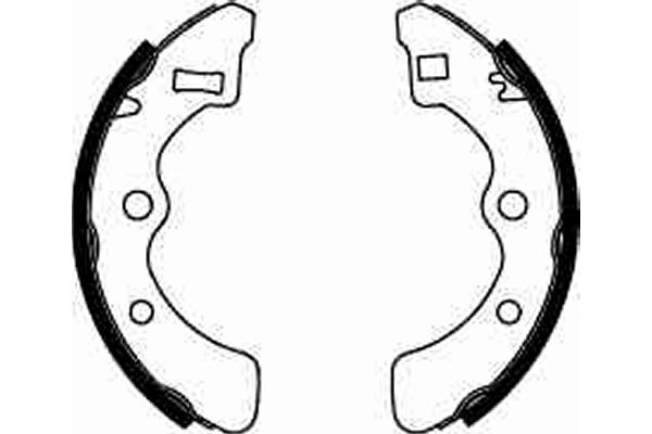 TRW GS8085 Brake Shoe Set