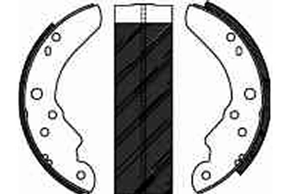 TRW GS6142 Brake Shoe Set