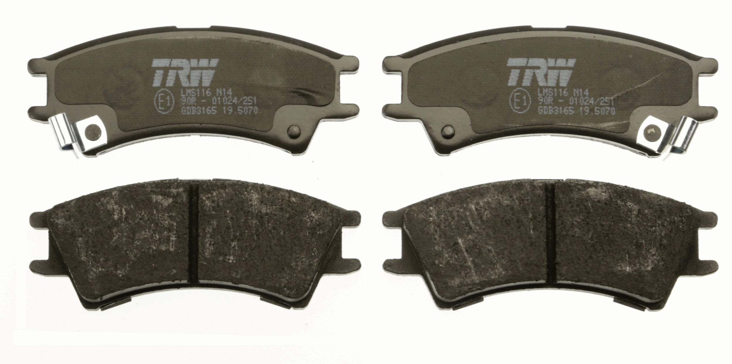 Brake Pad Set, disc brake COTEC GDB3165