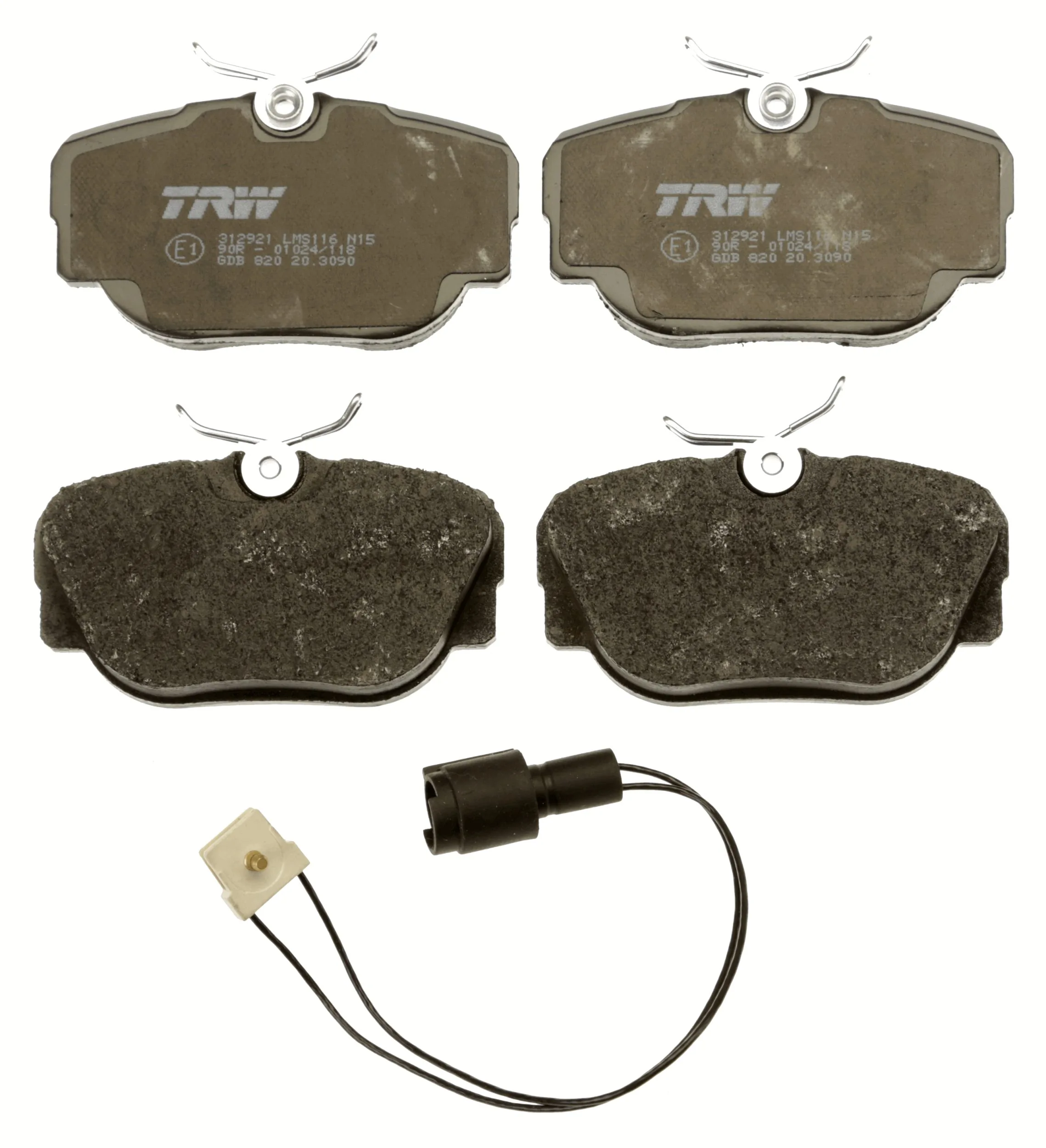Brake Pad Set, disc brake COTEC GDB820